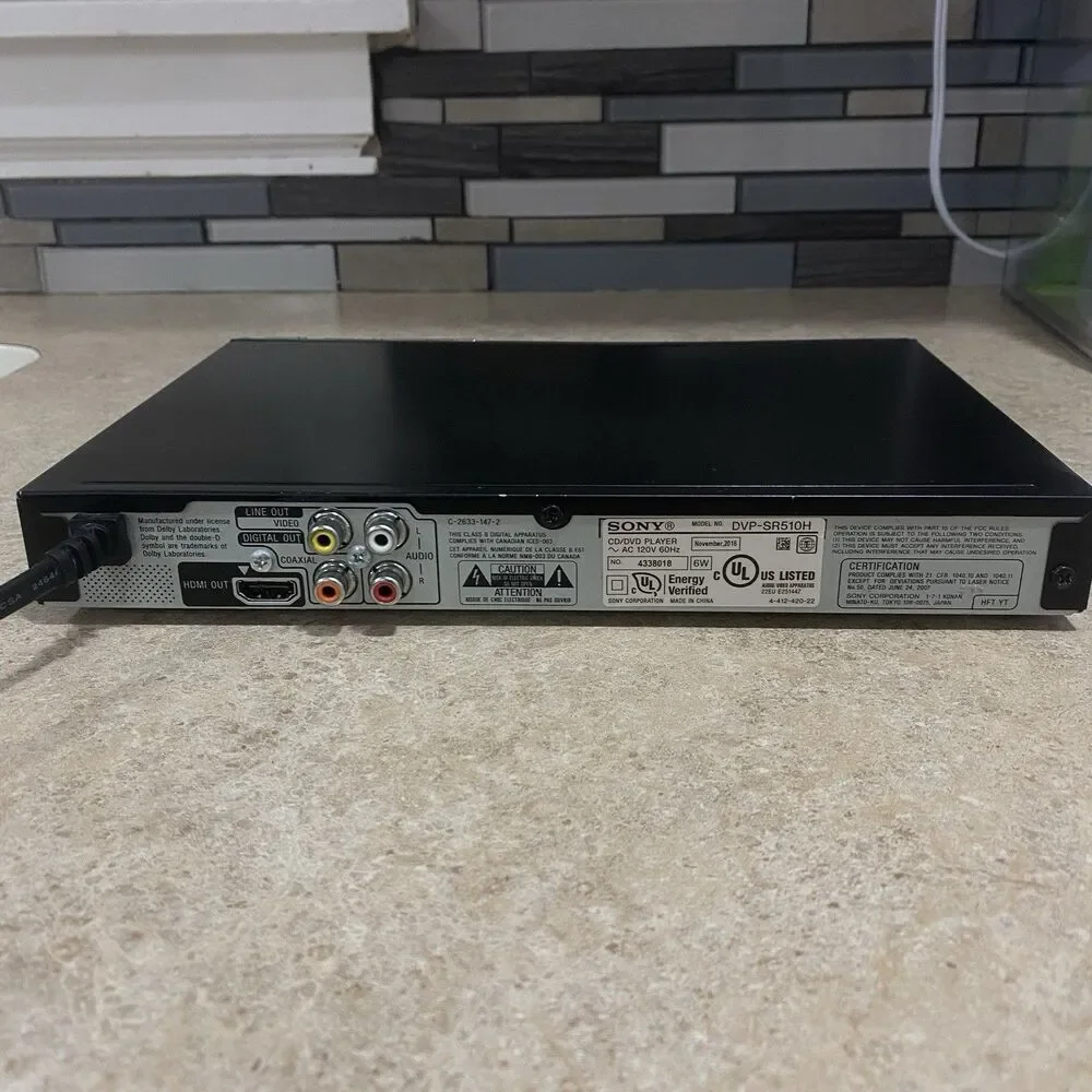 Sony dvp sr510h